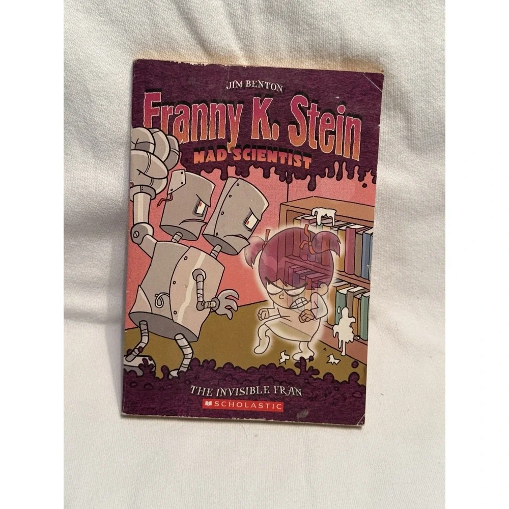 Franny K Stein Mad Scientist The Invisible Fran Jim Benton 2005 Scholastic PB